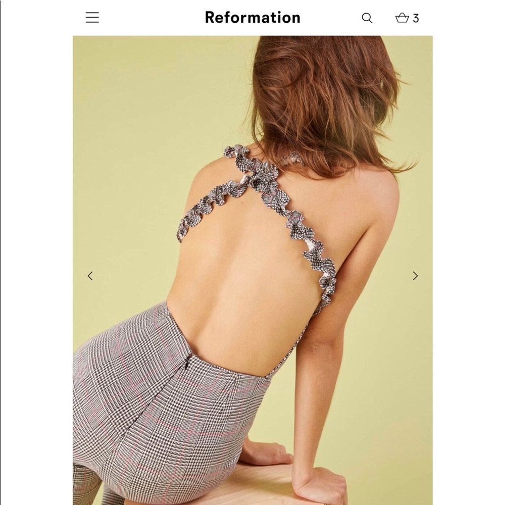 Reformation jump suit